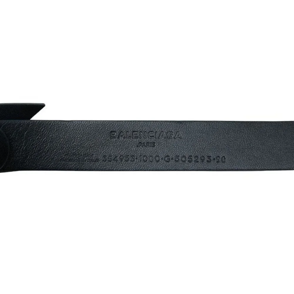 Balenciaga Ribbon Black Leather
